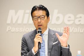 MinebeaMitsumi Press Conference on Changes to the Tender Offer for Shibaura Electronics